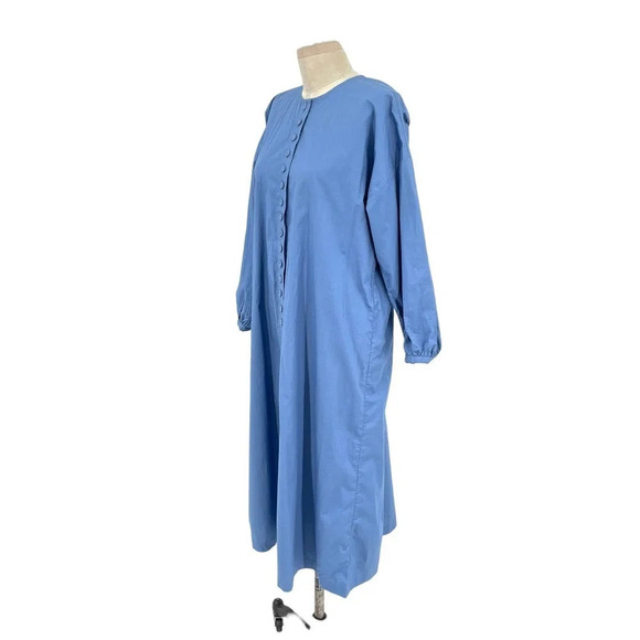 Marvin Ruby Frankie Midi‎ Button Front Dress in Lake Blue Size XS - Picture 5 of 9